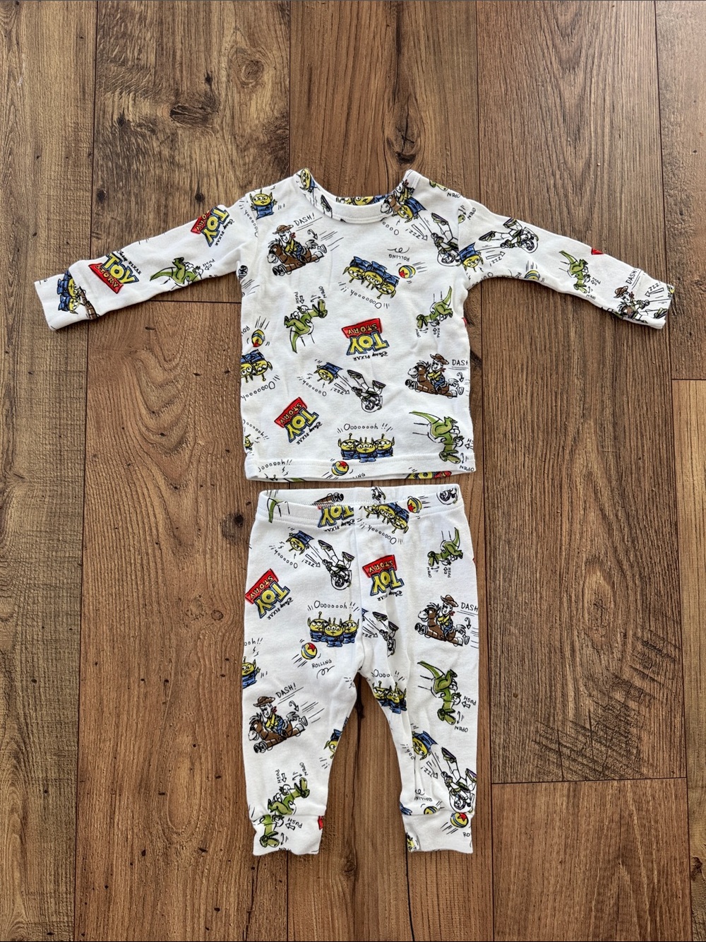 Gap Toy Story Kids White Pajama Set